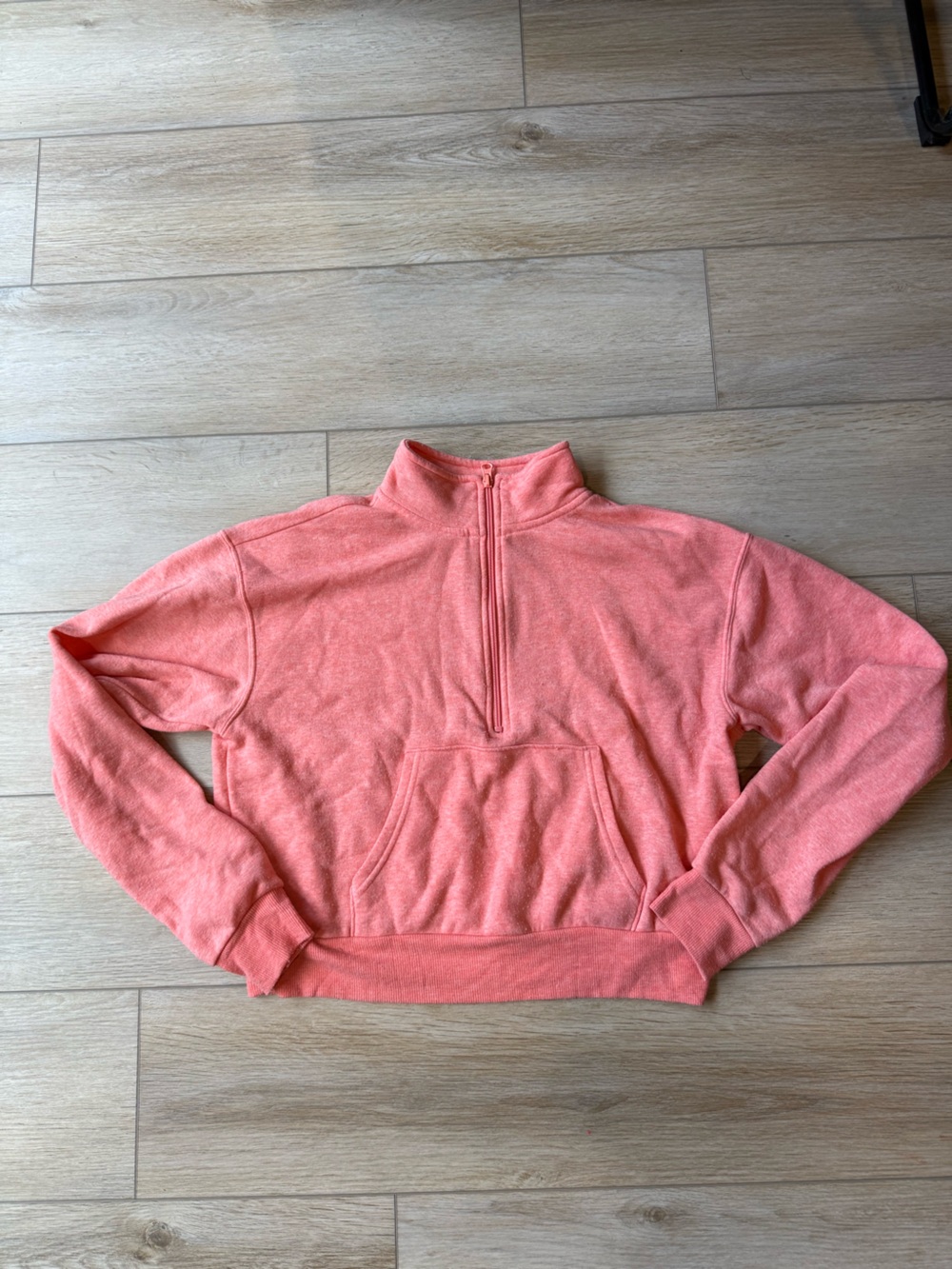 wild fable Coral Half-Zip Pullover Sweatshirt